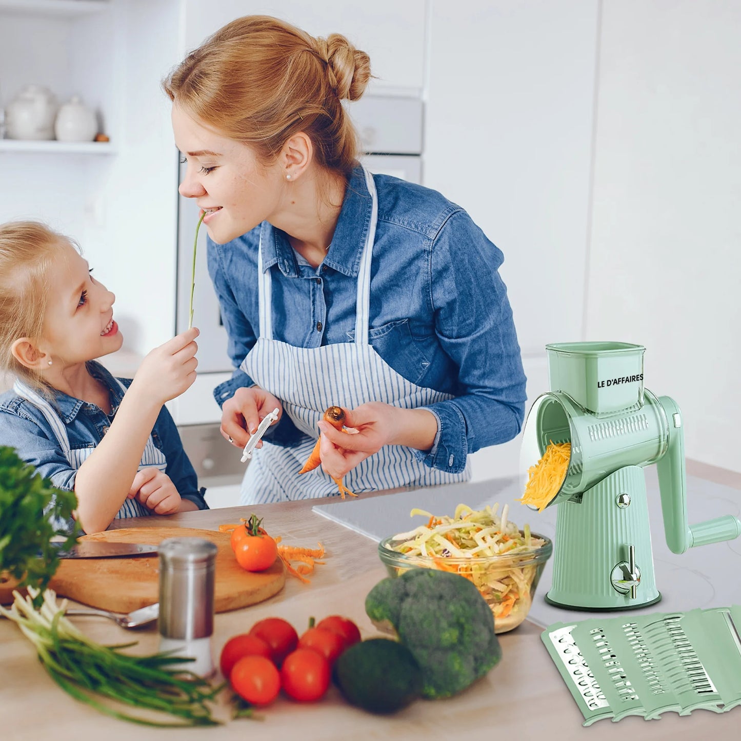 5 in 1 Gourmet Rotary Grater